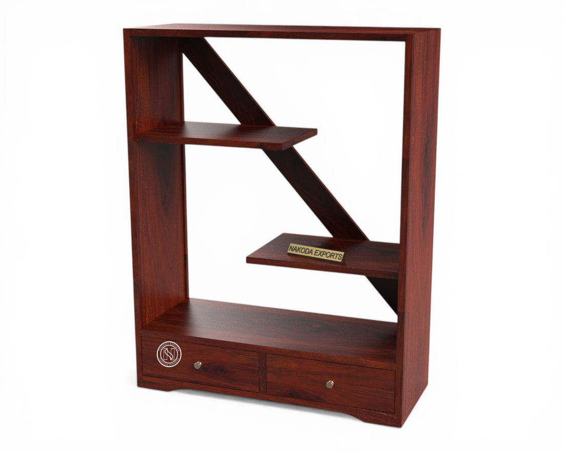 Modra Sheesham Wooden Bookshelf