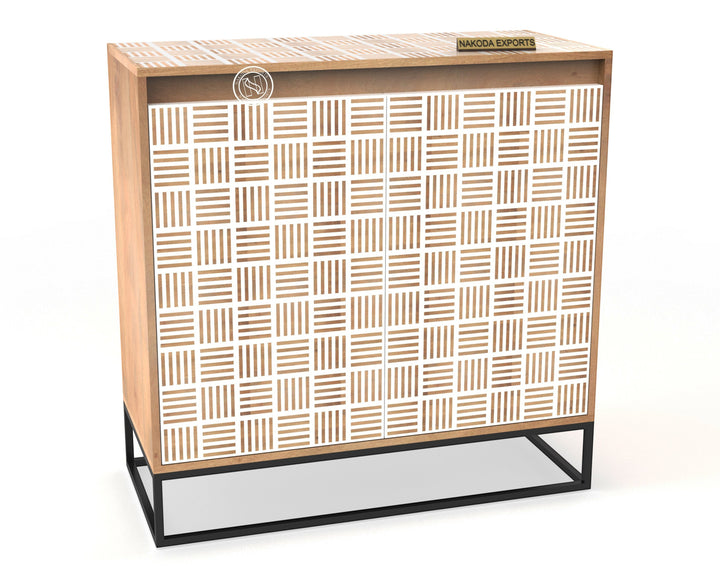 Kubb Pattern 2 Door Cabinet