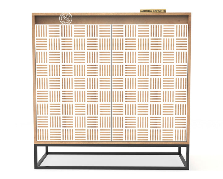Kubb Pattern 2 Door Cabinet