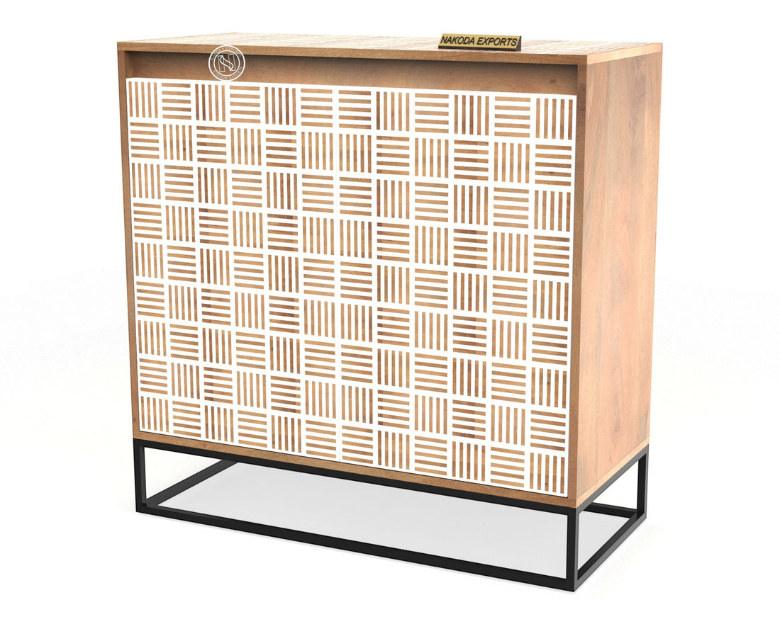 Kubb Pattern 2 Door Cabinet