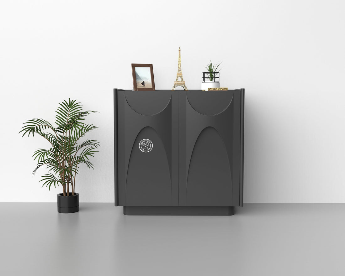 Luna Black Designer Cabinet