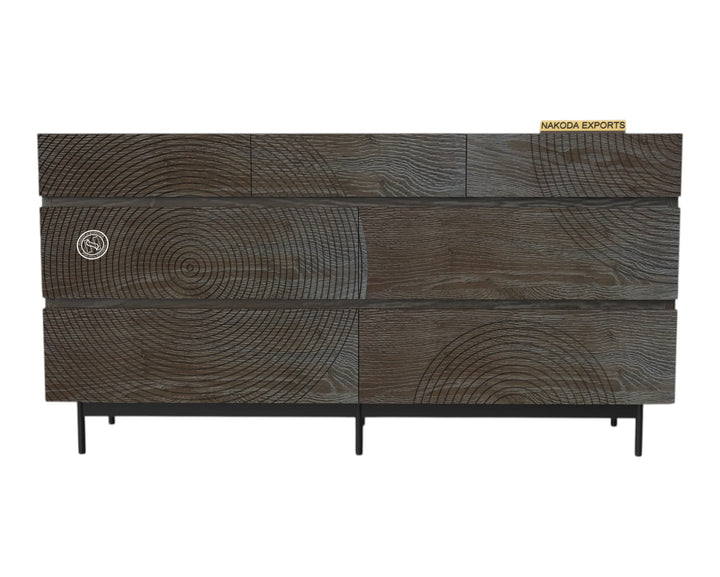 RUSTIC RINGS CHEST OF DRAWER