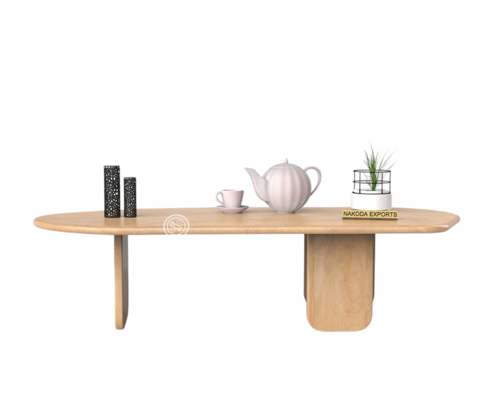 Contemporary Oval Coffee Table