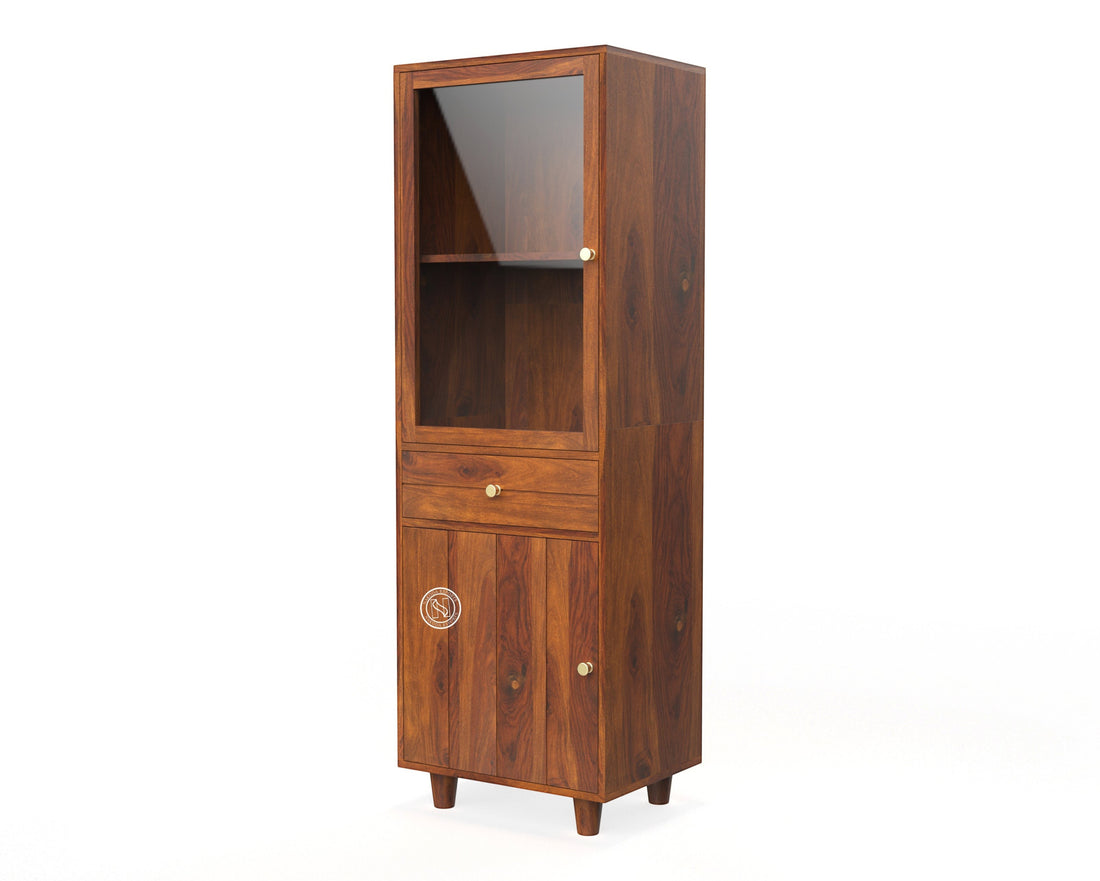 Vintage Sheesham Crockery Cabinet