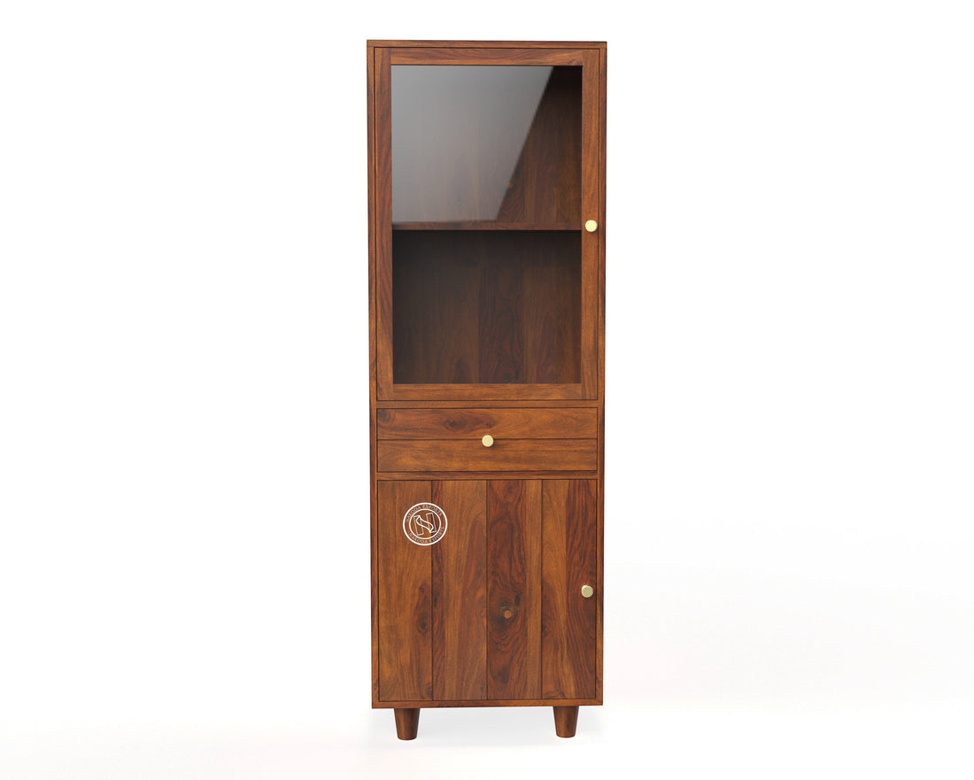 Vintage Sheesham Crockery Cabinet