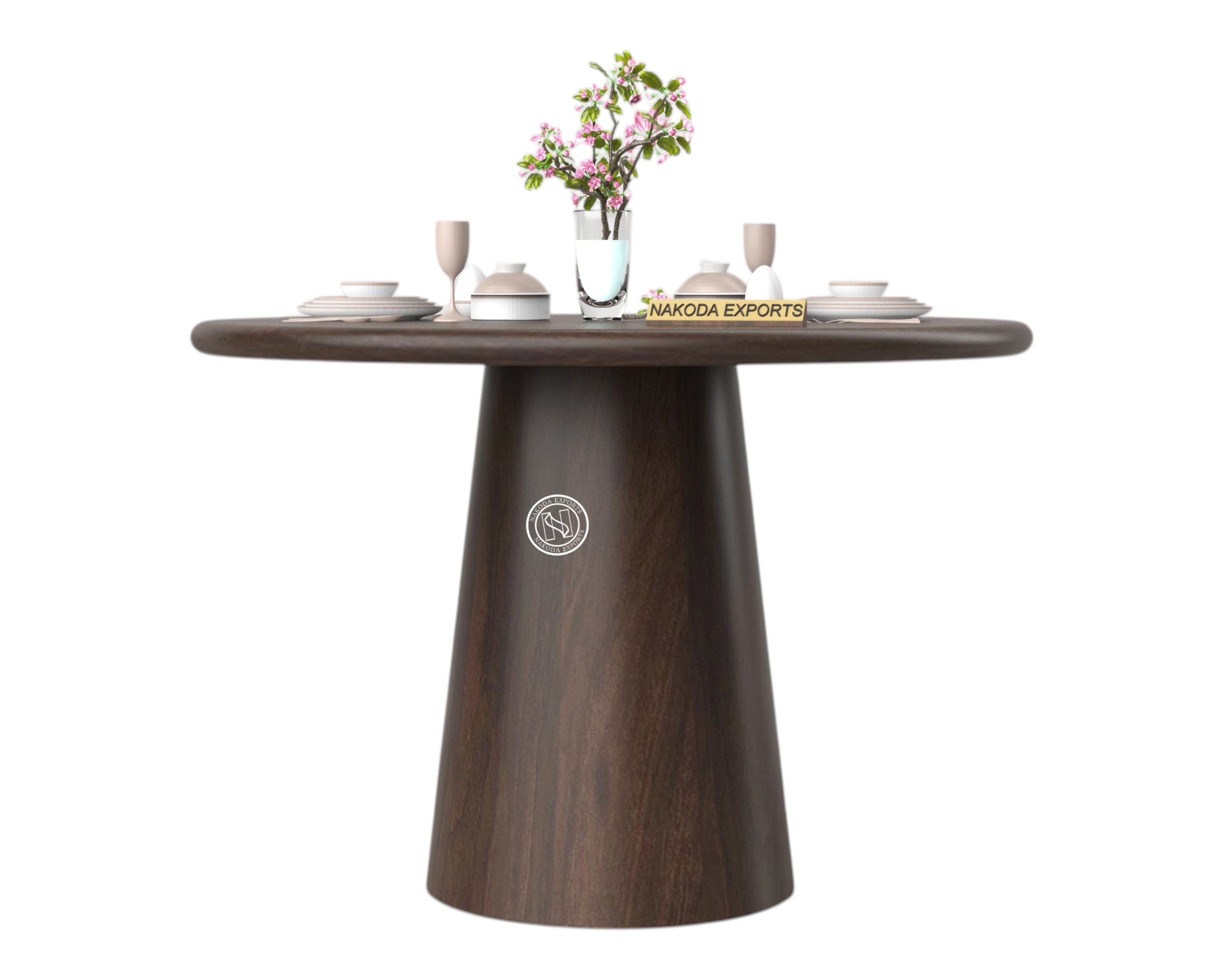 Solid Mango Wood Round Table
