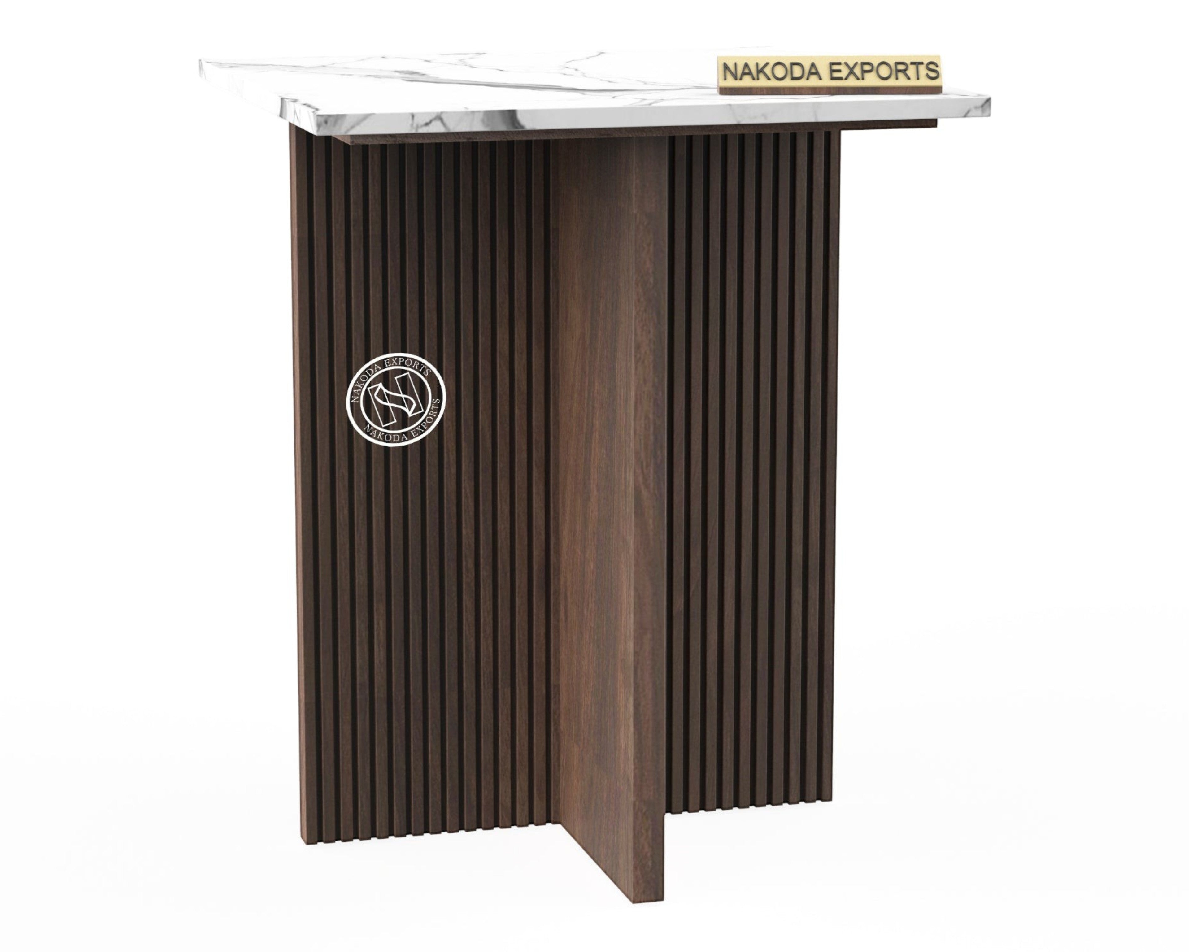 Sophisticated Marble-Top Console Table