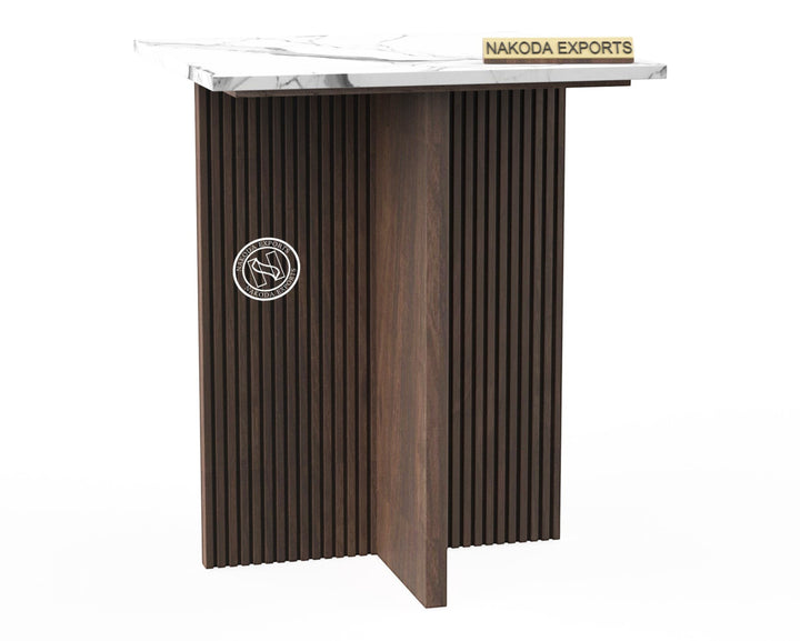 Sophisticated Marble-Top Console Table