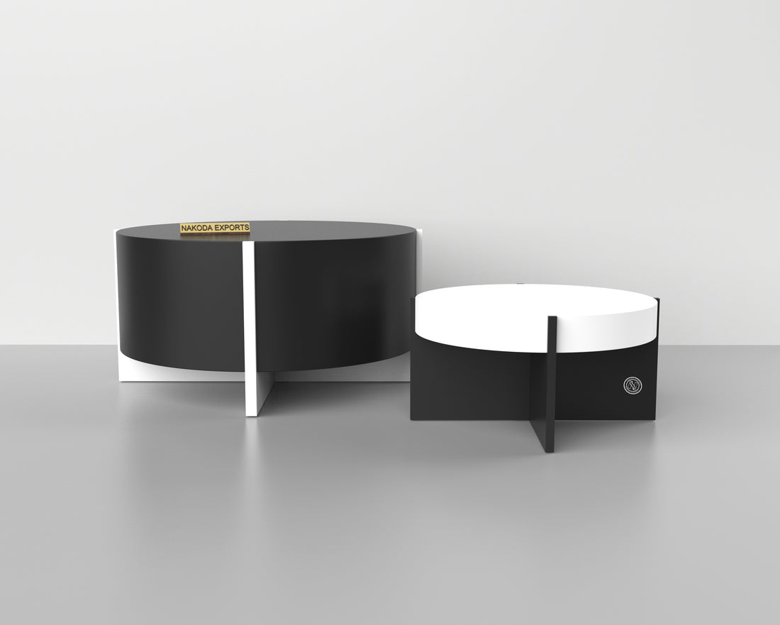 Black and White Nesting Tables