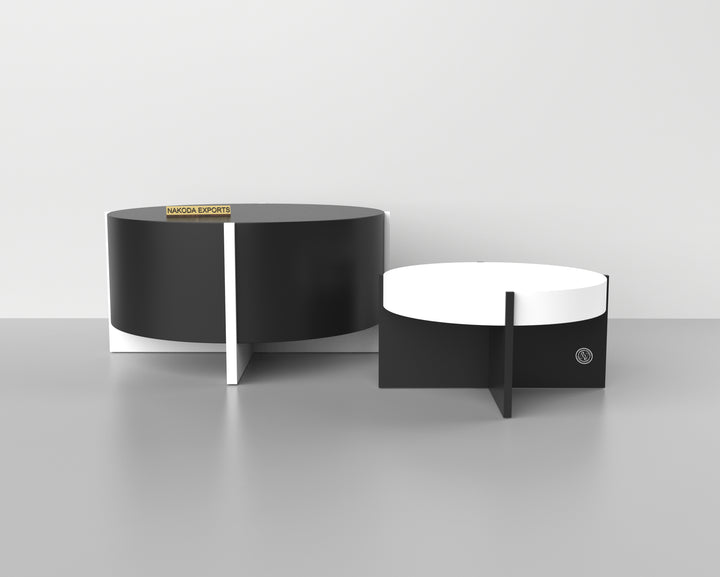 Black and White Nesting Tables