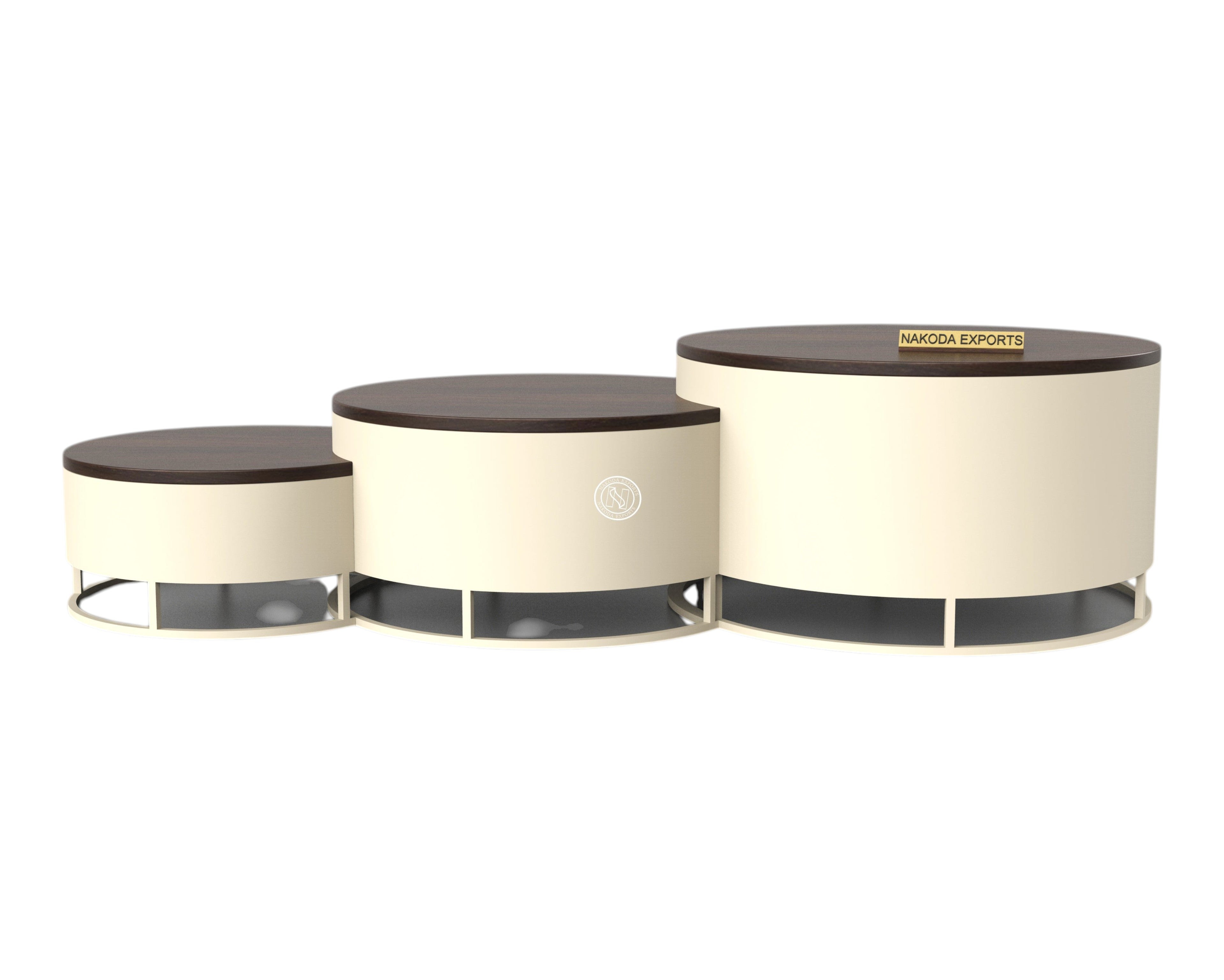 Elegant Nested Coffee Table Set