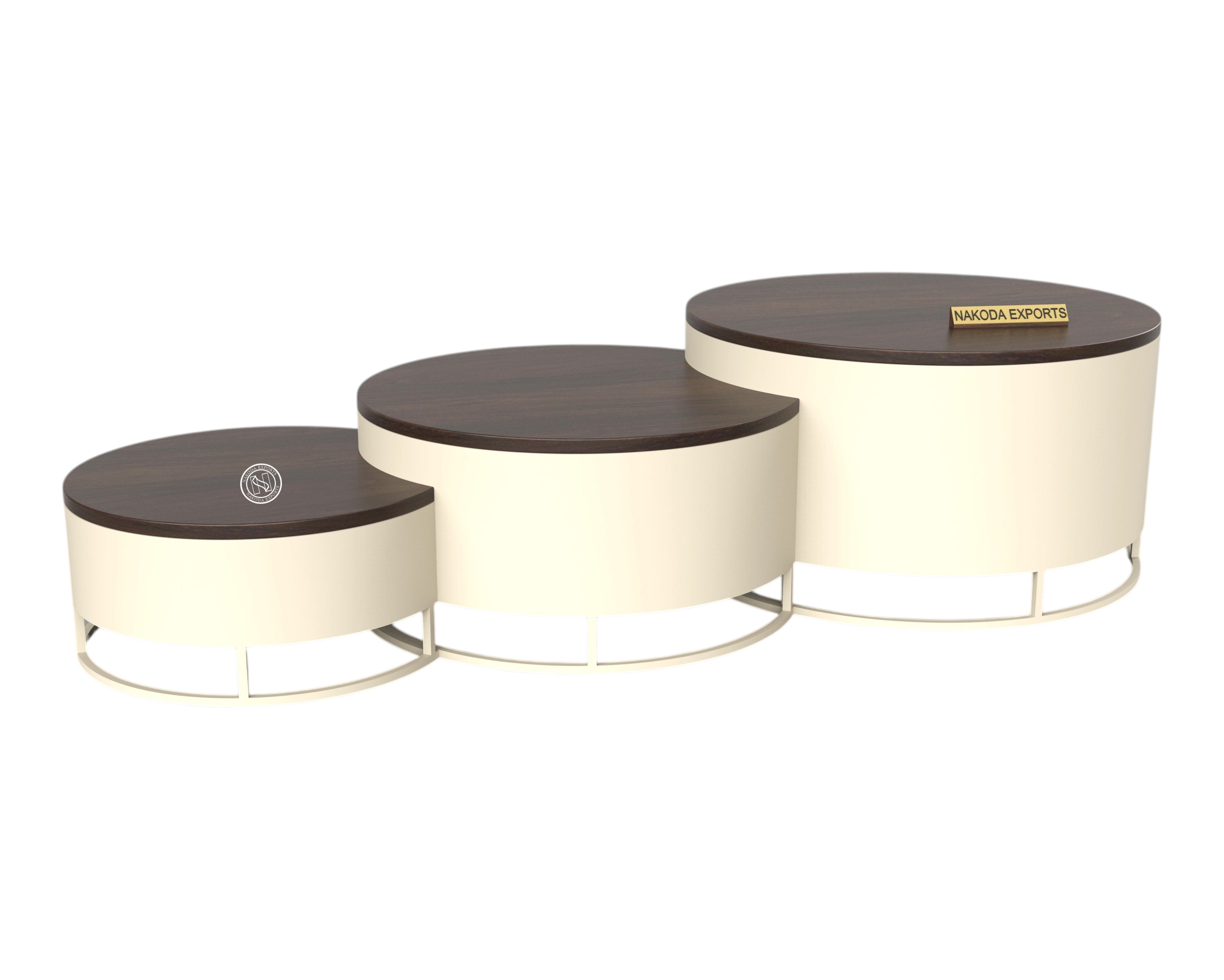 Elegant Nested Coffee Table Set