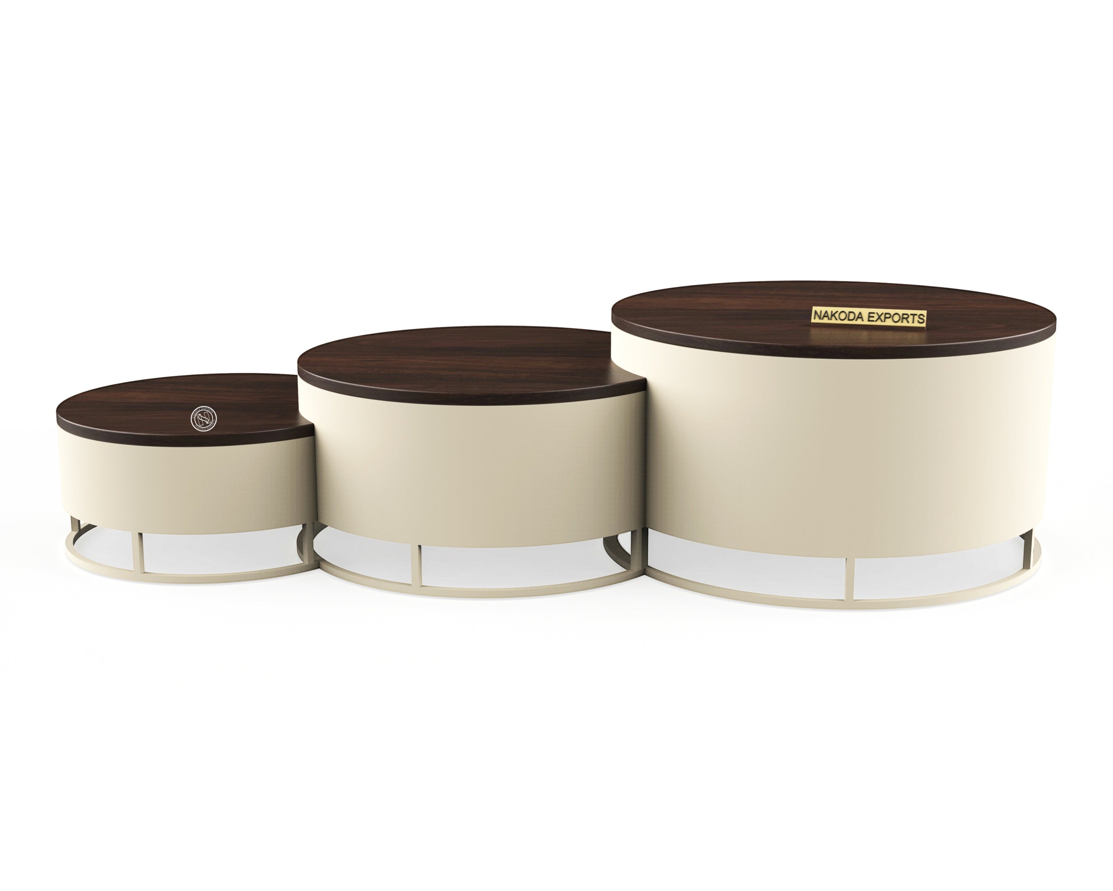 Elegant Nested Coffee Table Set