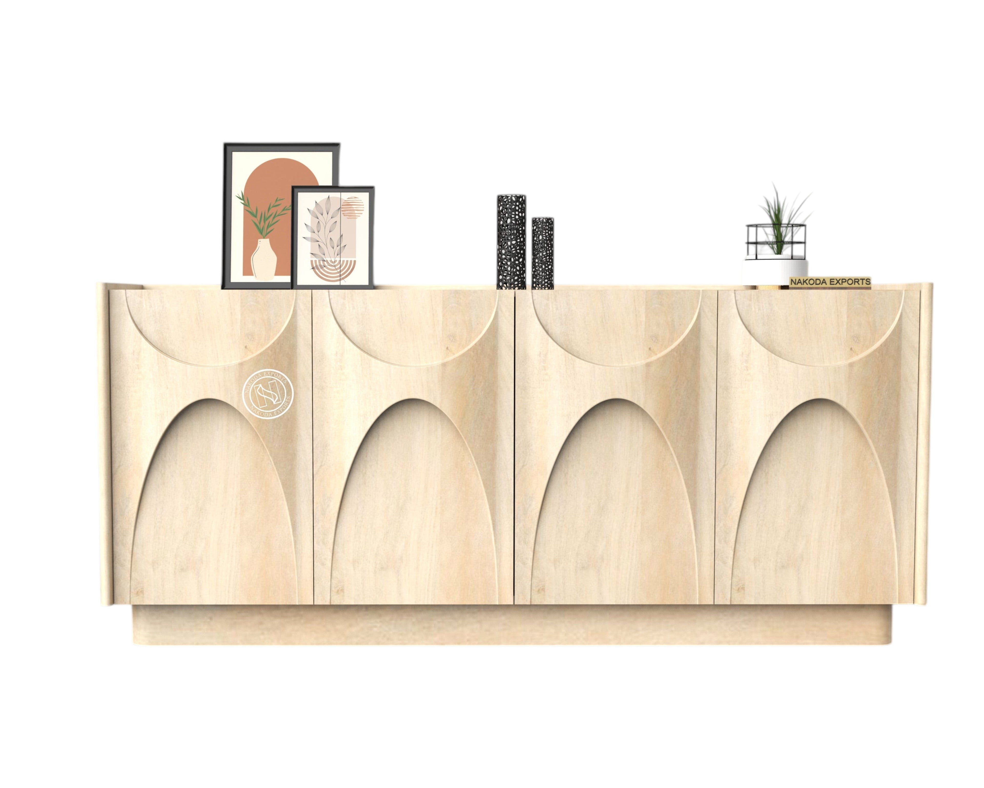 Modern Arched Minimalist Sideboard
