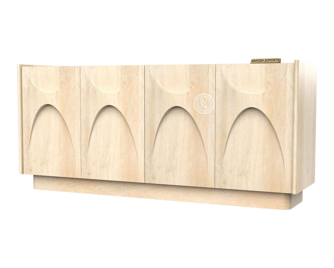 Modern Arched Minimalist Sideboard