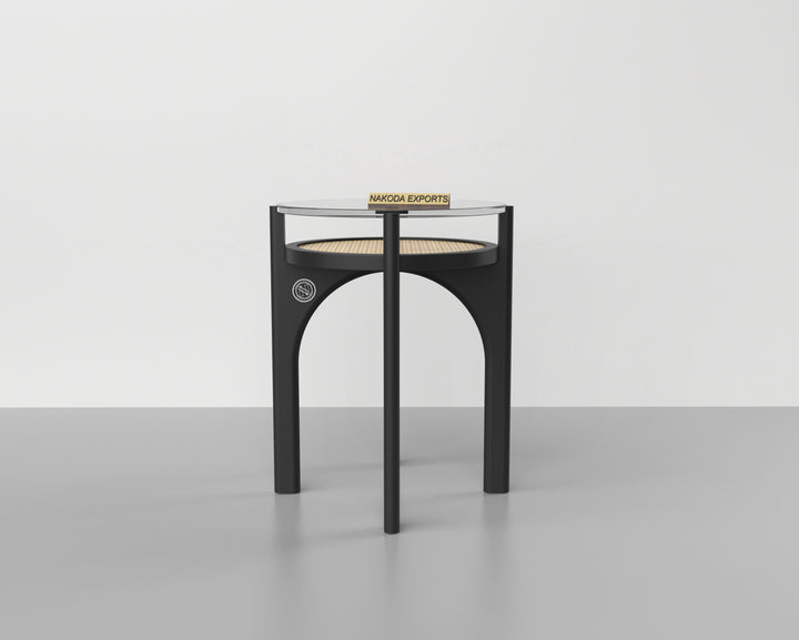 Modern Rattan Side Table