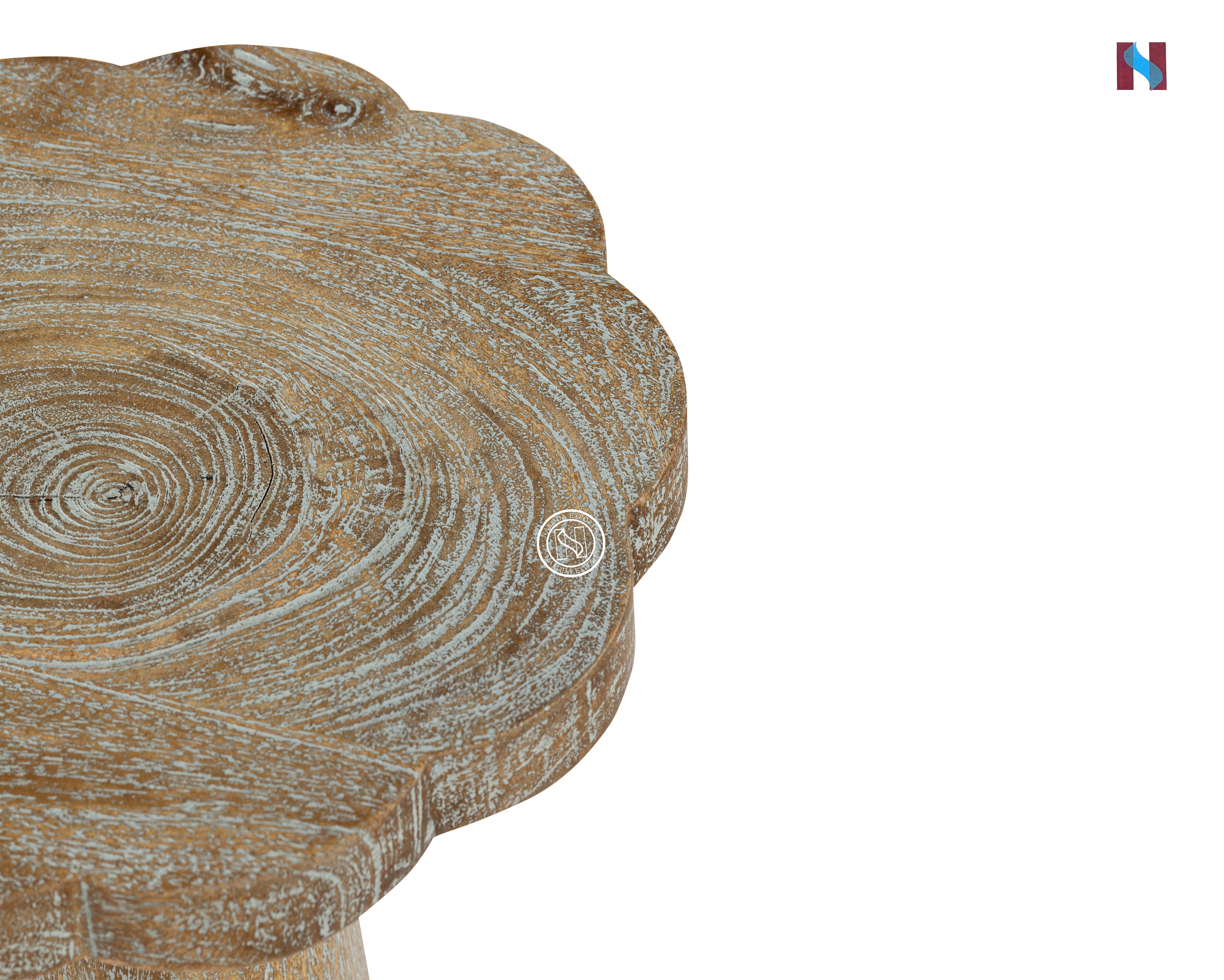 Abstract Side Table