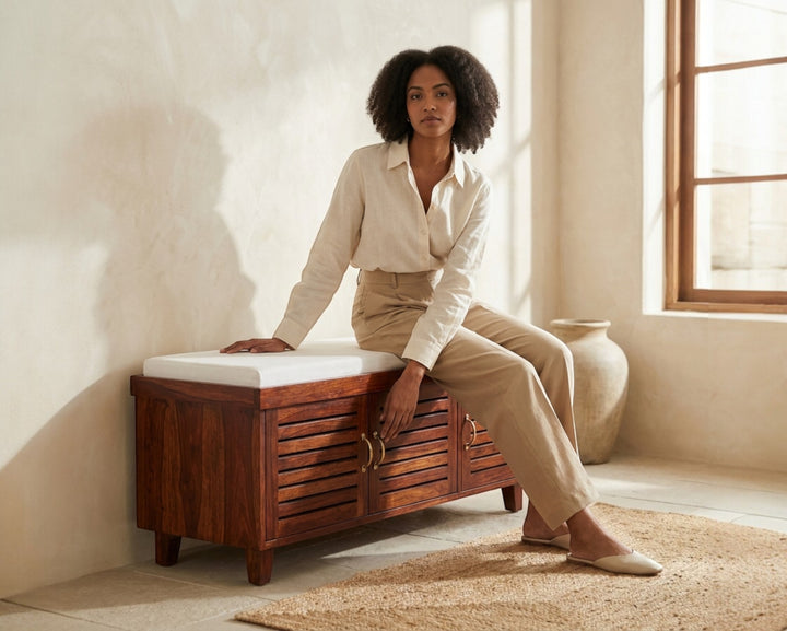 Heritage Sheesham Shoe Rack